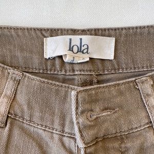 Lola Skinny khaki cropped pants